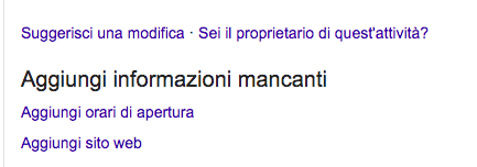 Rivendicazione proprietà di una scheda google my business