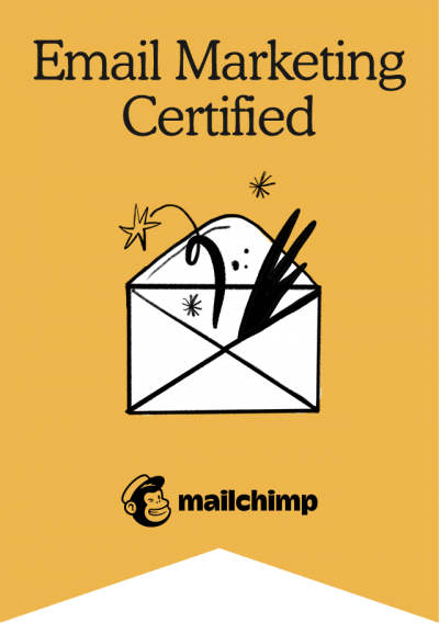 Mailchimp Academy Email Marketing Certification Badge